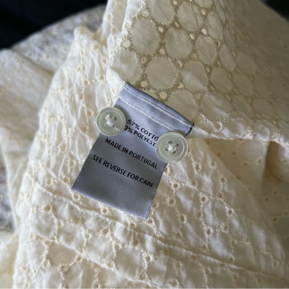 Portuguese Flannel Mesh Folclore Short Sleeve Button Down Shirt - Picture 7 of 7